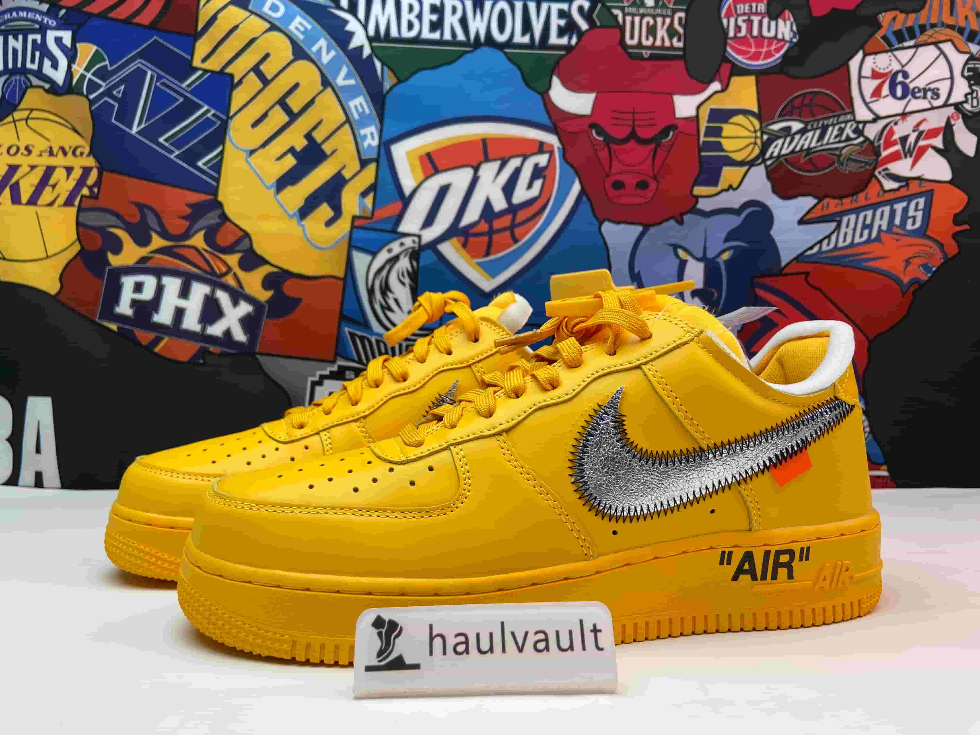 Nike Air Force 1 Low Off-White University Gold DD1876-700
