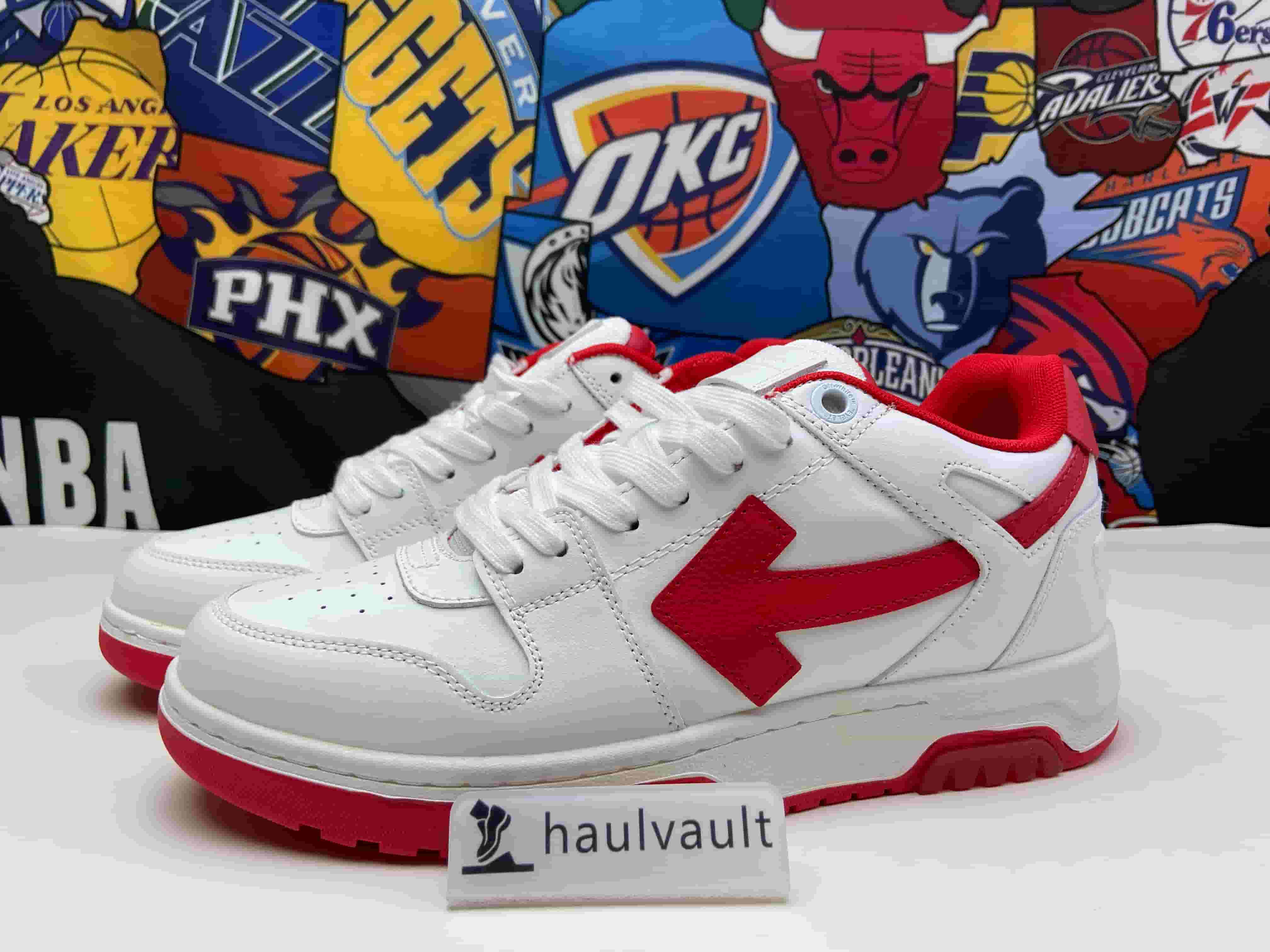 OFF-WHITE Out Of Office Low “White Red