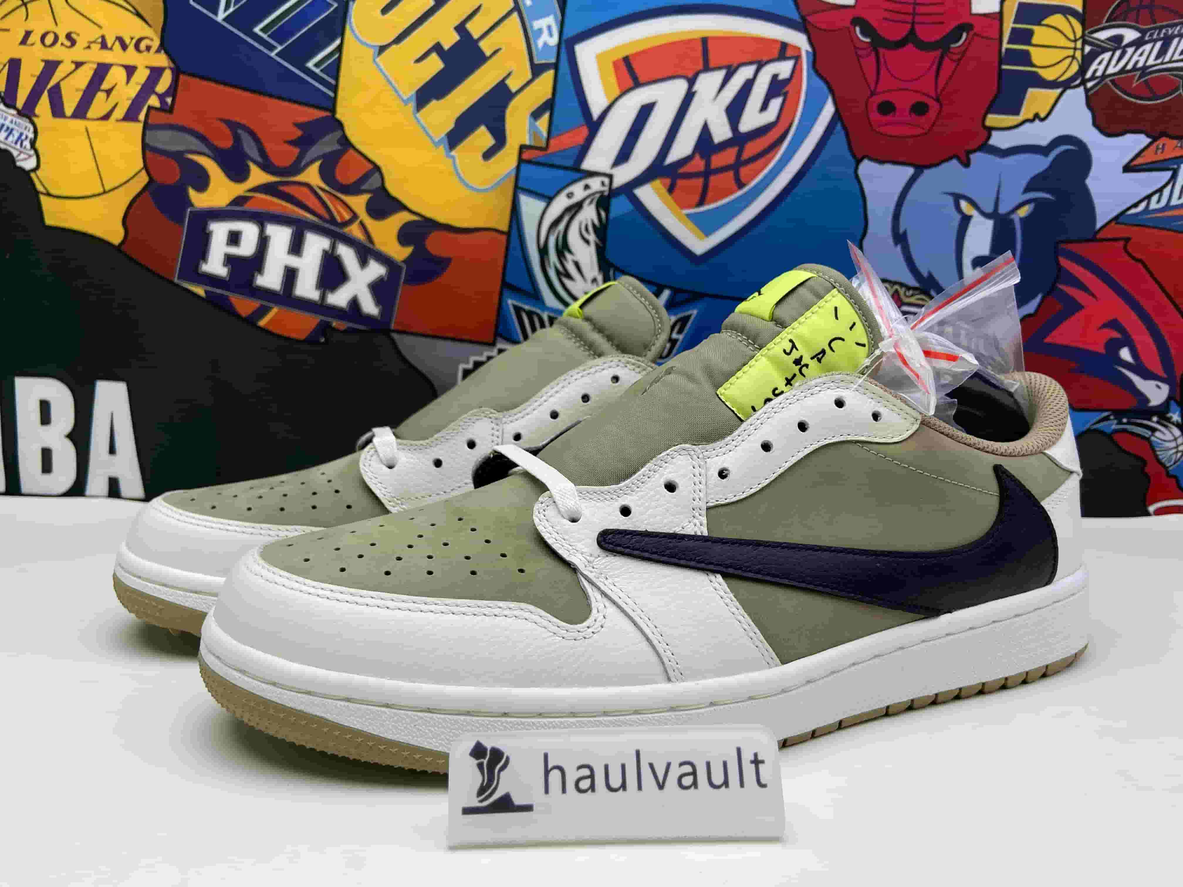 Jordan 1 Retro Low Golf Travis Scott Neutral Olive FZ3124-200